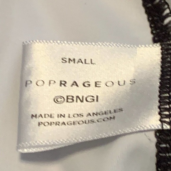 WOMENS POPRAGEOUS DEADPOOL THEME ATHLETIC LEGGINGS SIZE SMALL NICE - Picture 4 of 4